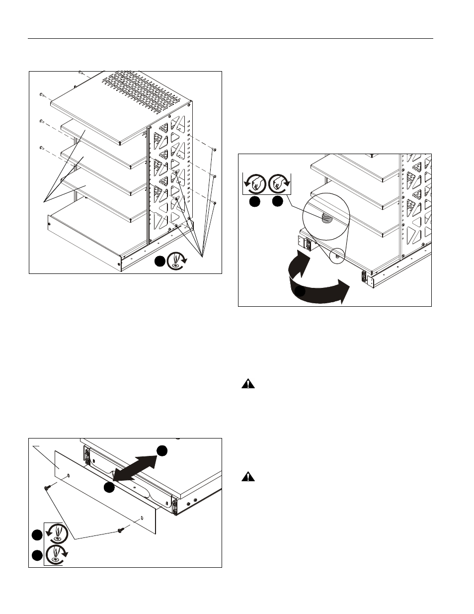 Loading the rack | CHIEF STROTR User Manual | Page 6 / 8