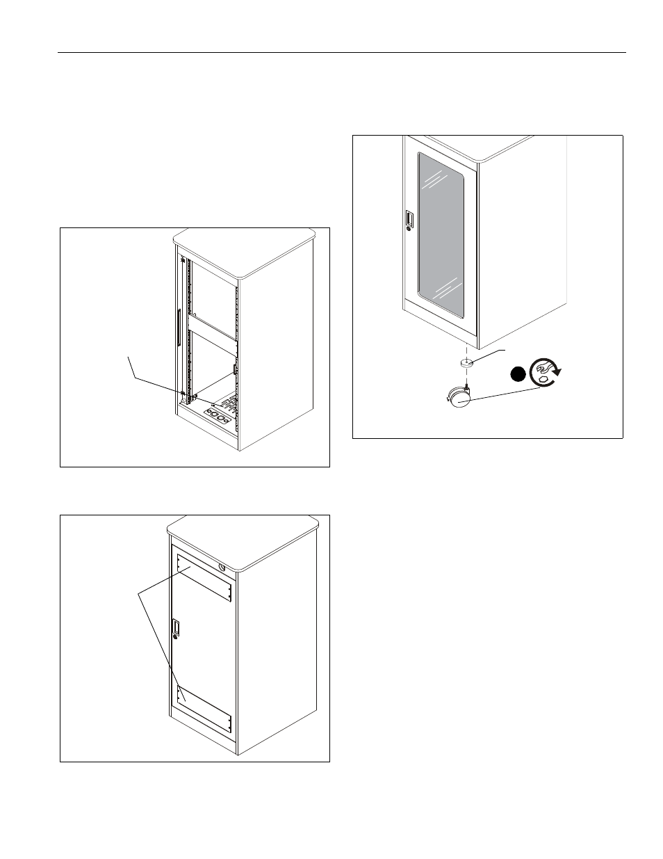 Introduction, Installing casters | CHIEF YF1F12-20-28 User Manual | Page 5 / 8