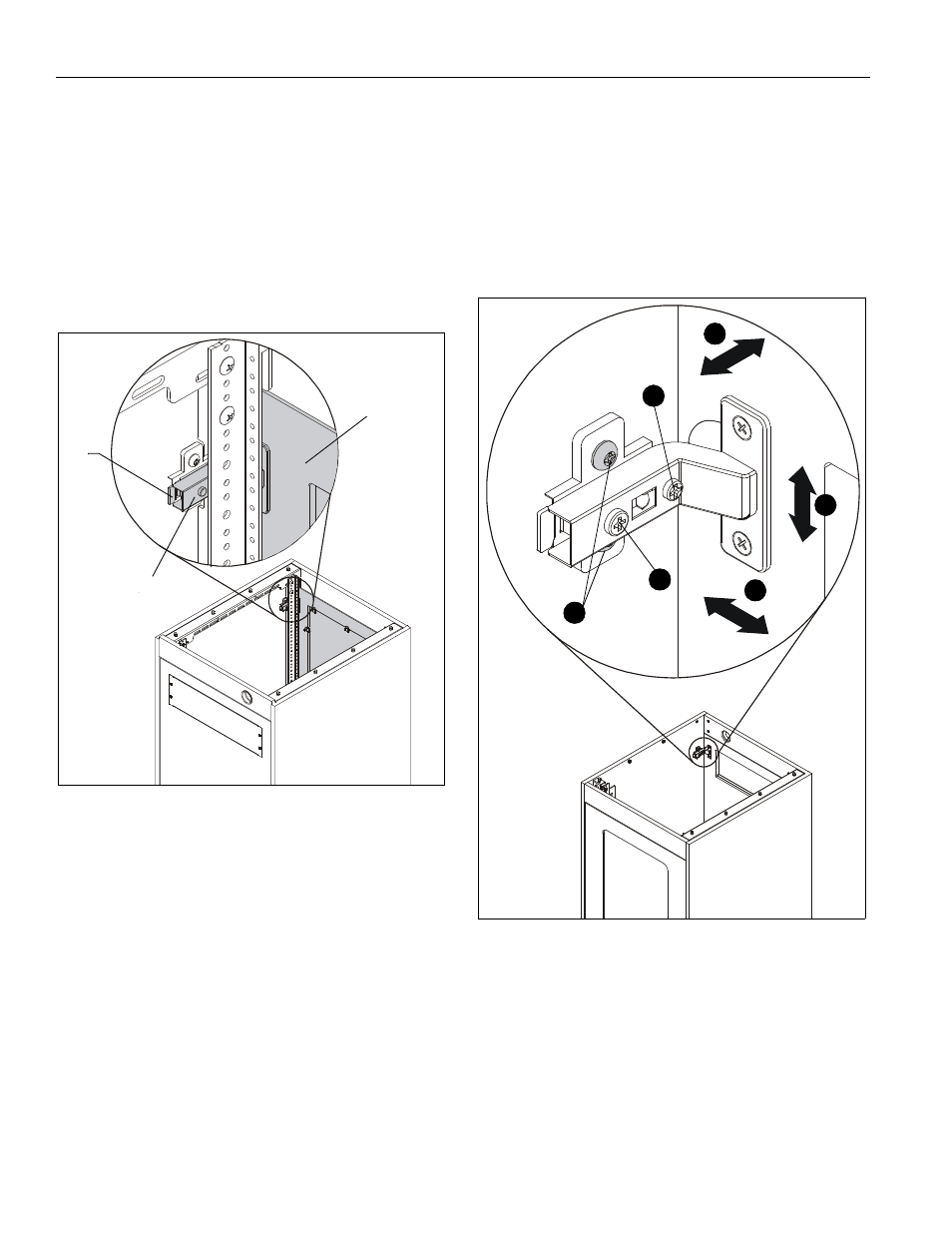 Rack side door, Optional assembly | CHIEF YF1F12-20-28 User Manual | Page 6 / 8