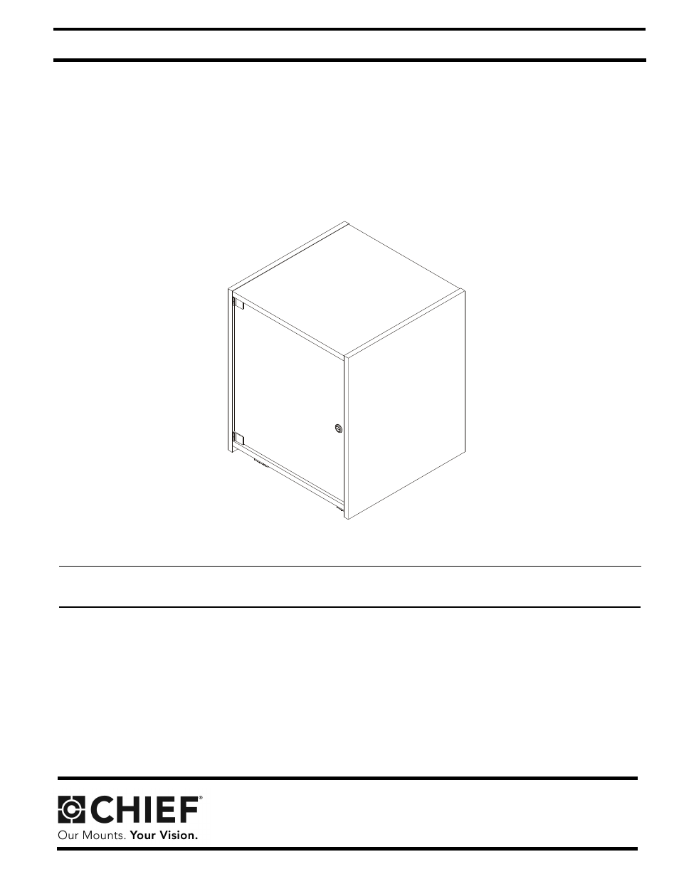 CHIEF ECRR Series User Manual | 8 pages
