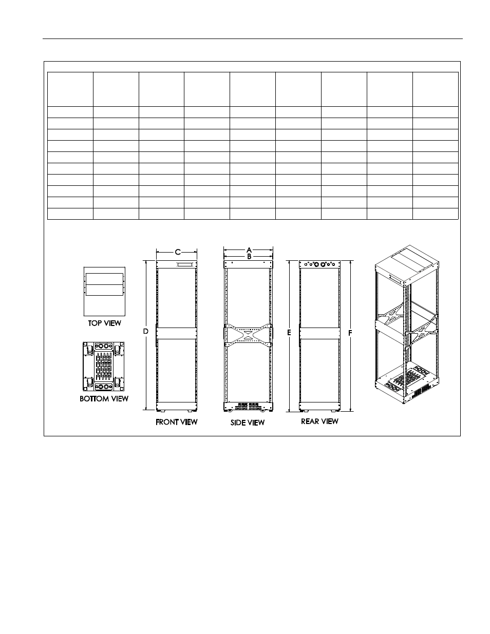 Dimensions | CHIEF NS1F12-20-28-36-41 User Manual | Page 3 / 8