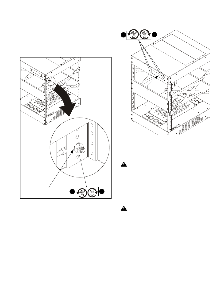 Loading the rack | CHIEF NS1F12-20-28-36-41 User Manual | Page 7 / 8