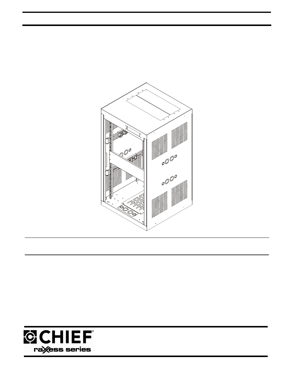 CHIEF NE1F20-28-36-44 User Manual | 8 pages