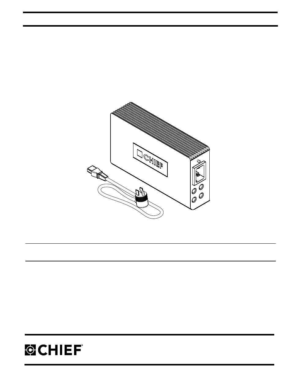 CHIEF PACPC1 User Manual | 8 pages