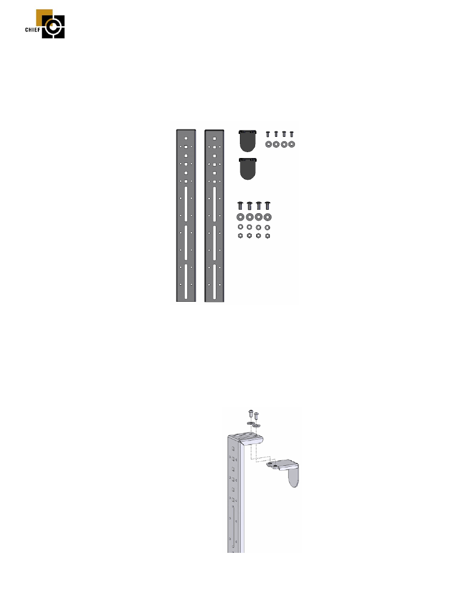 CHIEF PAC390 User Manual | 2 pages