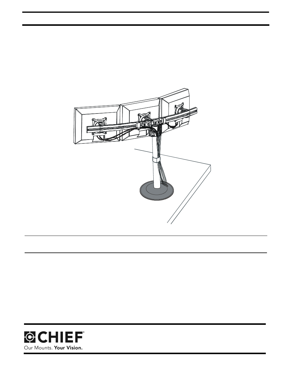 CHIEF KTA1007 Series User Manual | 4 pages