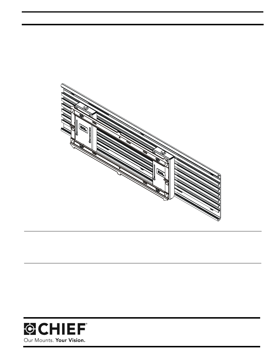 CHIEF PAC392B User Manual | 8 pages