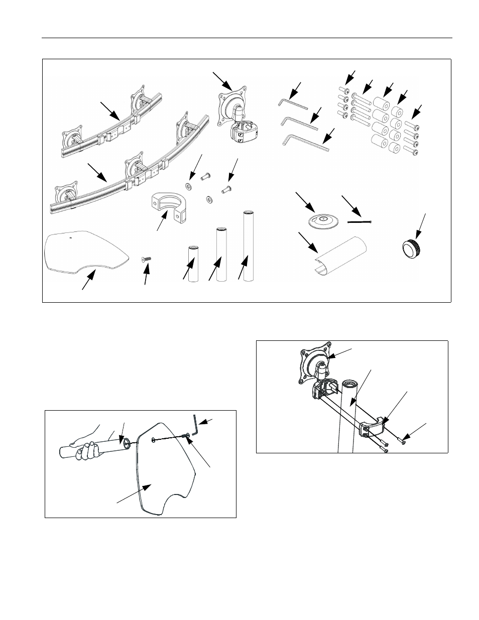 Assembly and installation | CHIEF KTP Series User Manual | Page 3 / 8