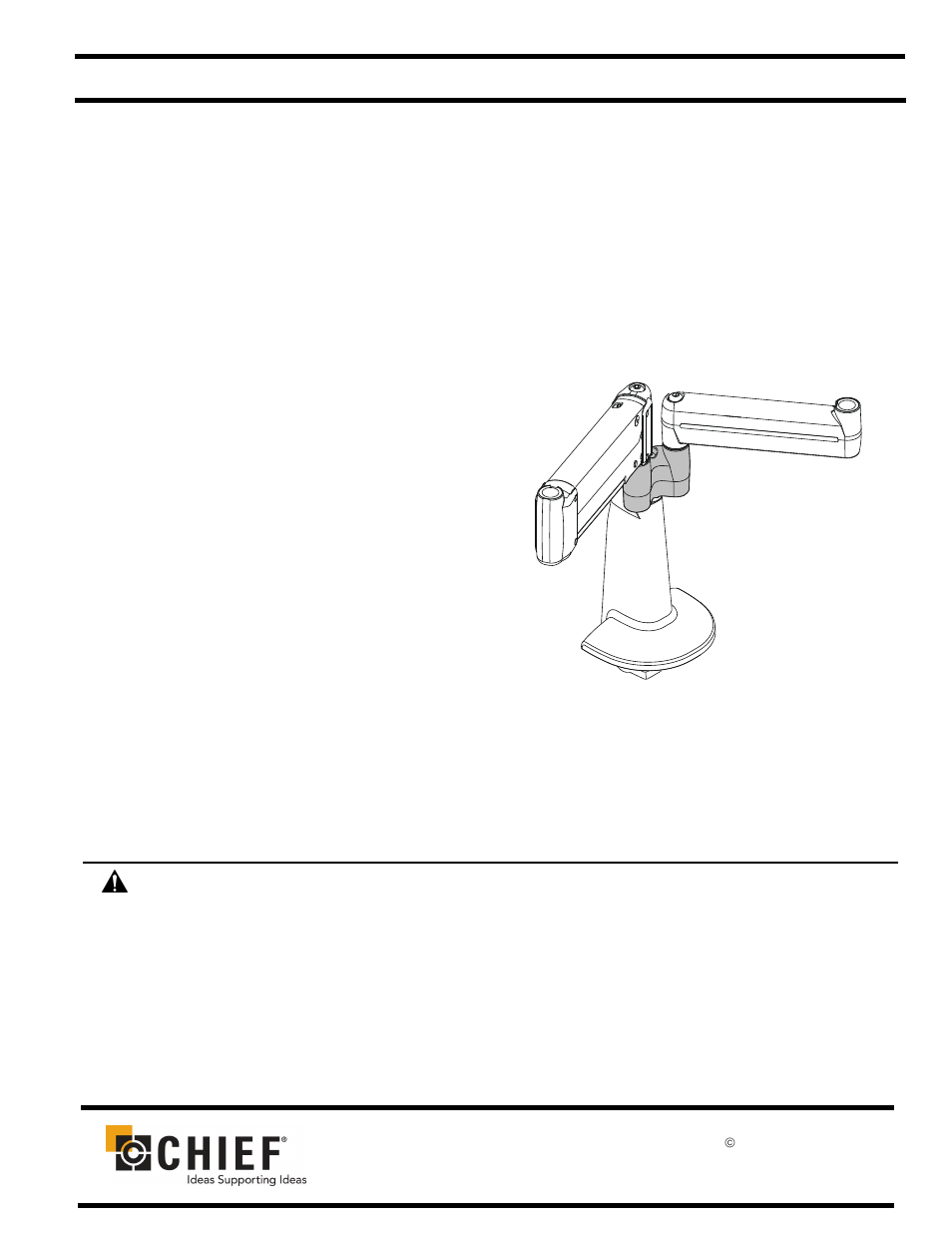 CHIEF KSA1011 User Manual | 8 pages