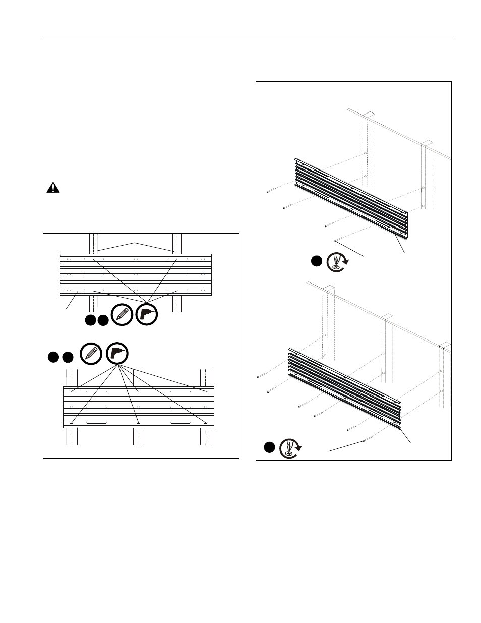 Horizontal installation using wood studs | CHIEF KSA1022 User Manual | Page 7 / 16