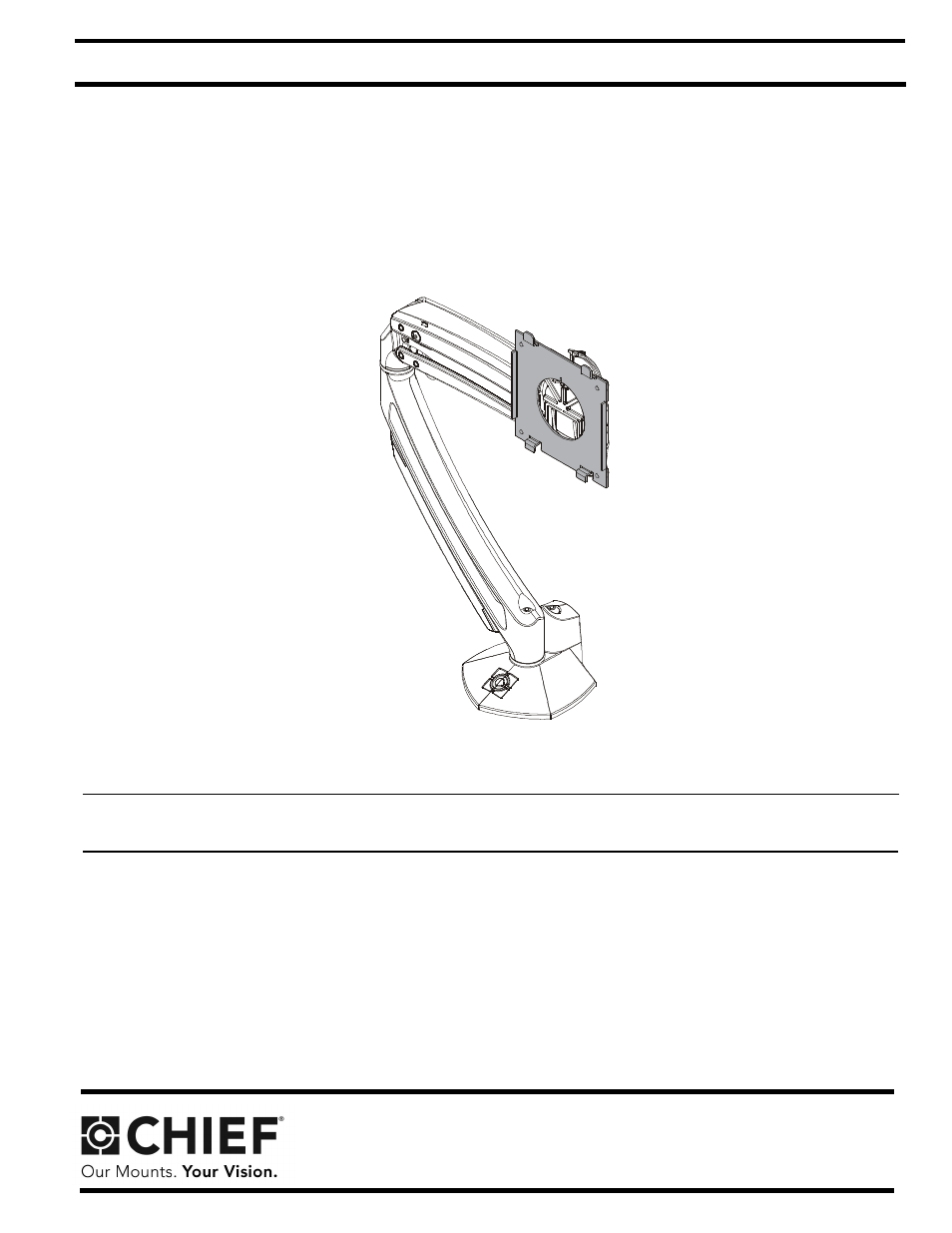 CHIEF KSA1250 User Manual | 8 pages