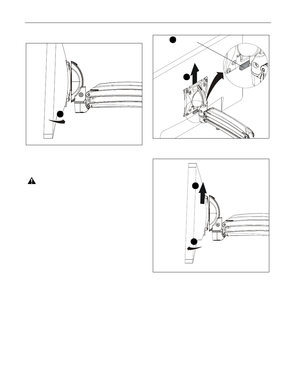 Display removal | CHIEF KSA1250 User Manual | Page 5 / 8