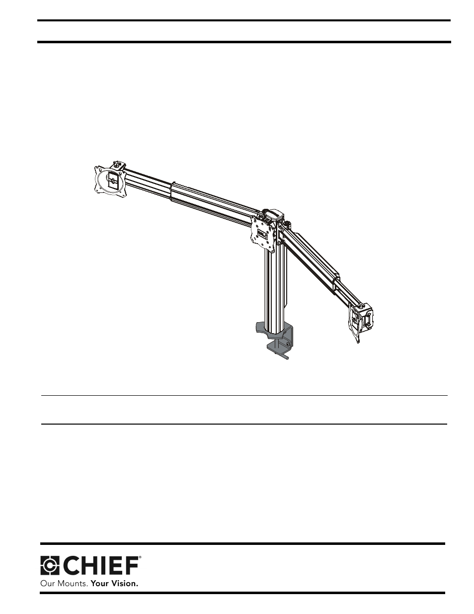 CHIEF KRA500 User Manual | 4 pages