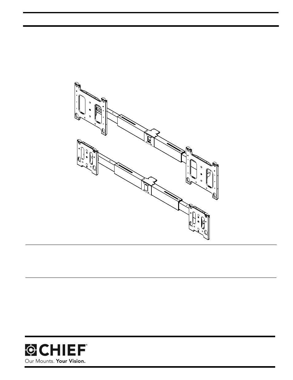 CHIEF PAC722 User Manual | 8 pages