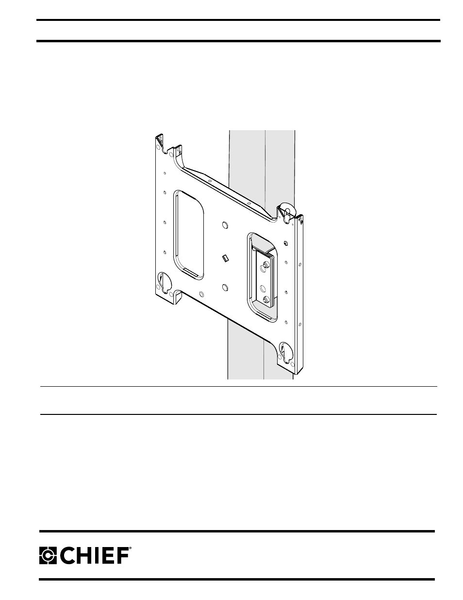 CHIEF PAC720 User Manual | 6 pages