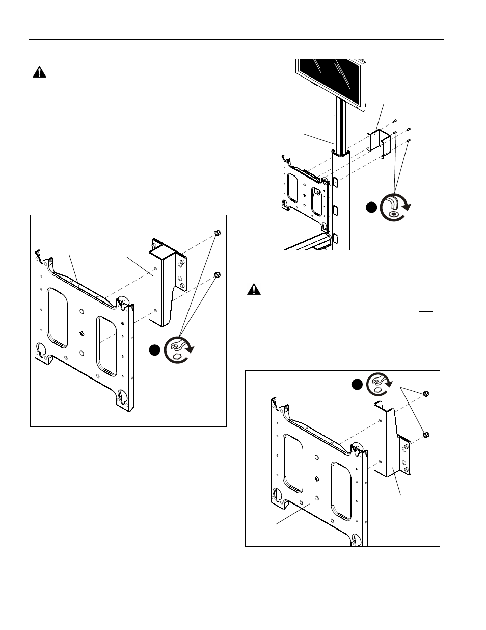 Assembly and installation | CHIEF PAC720 User Manual | Page 4 / 6