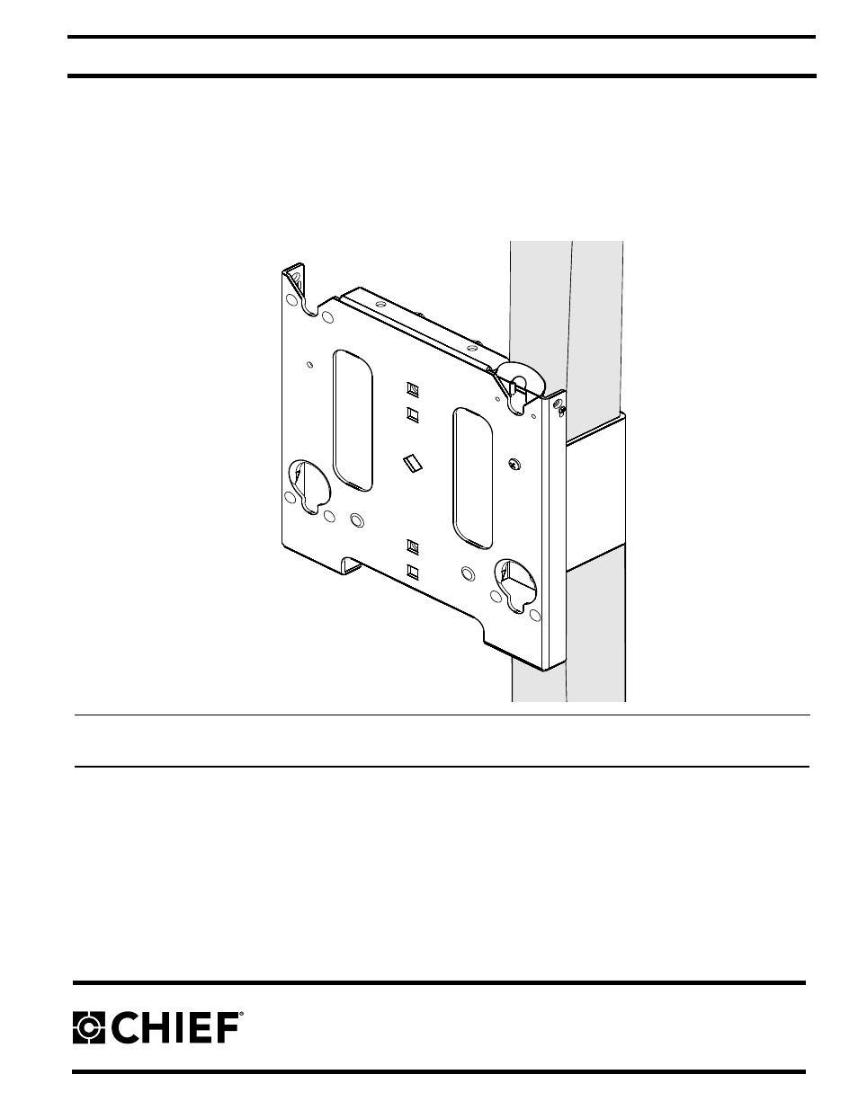 CHIEF MAC720 User Manual | 6 pages