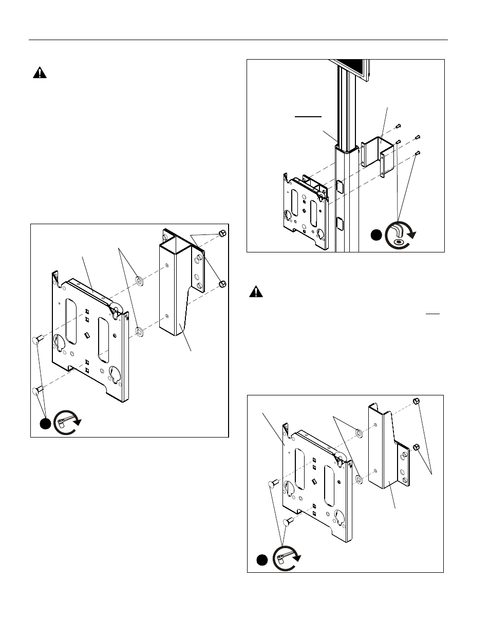 Assembly and installation | CHIEF MAC720 User Manual | Page 4 / 6