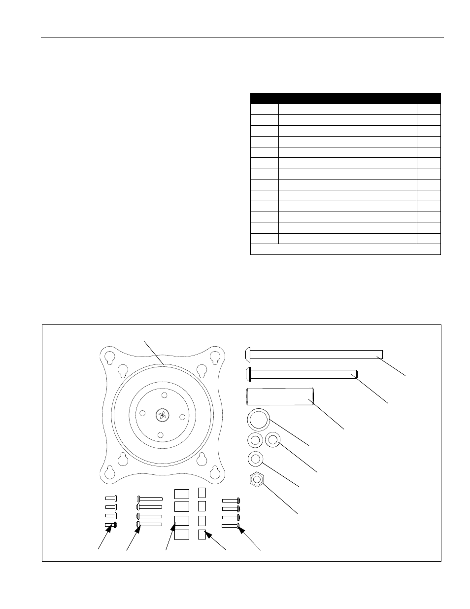Tools required for installation, Parts | CHIEF KSA1014 User Manual | Page 3 / 6