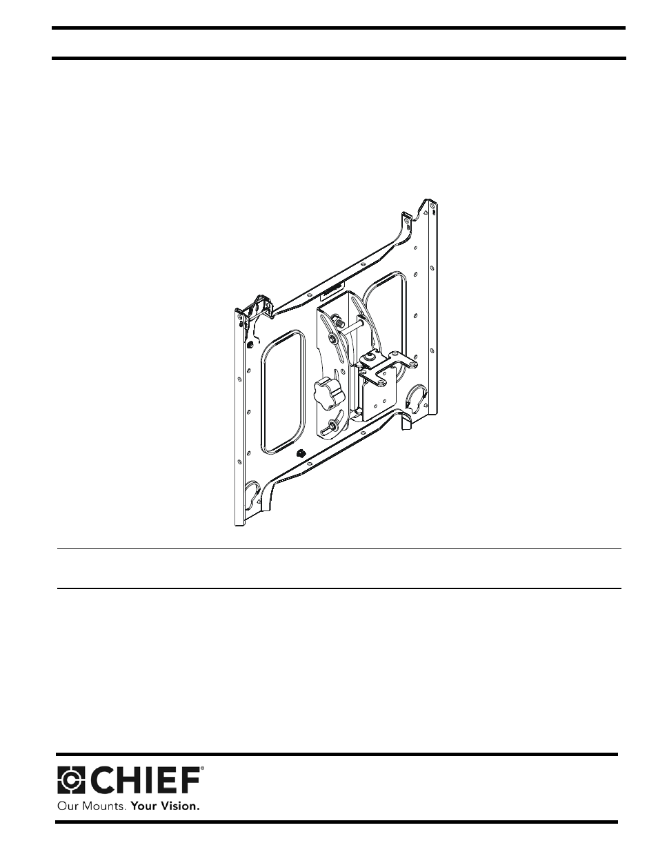 CHIEF PAC790 User Manual | 8 pages