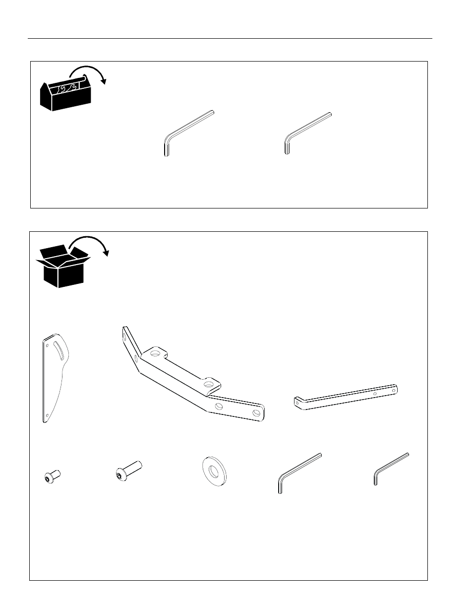 Tools required for installation parts | CHIEF PACTP1 User Manual | Page 4 / 8