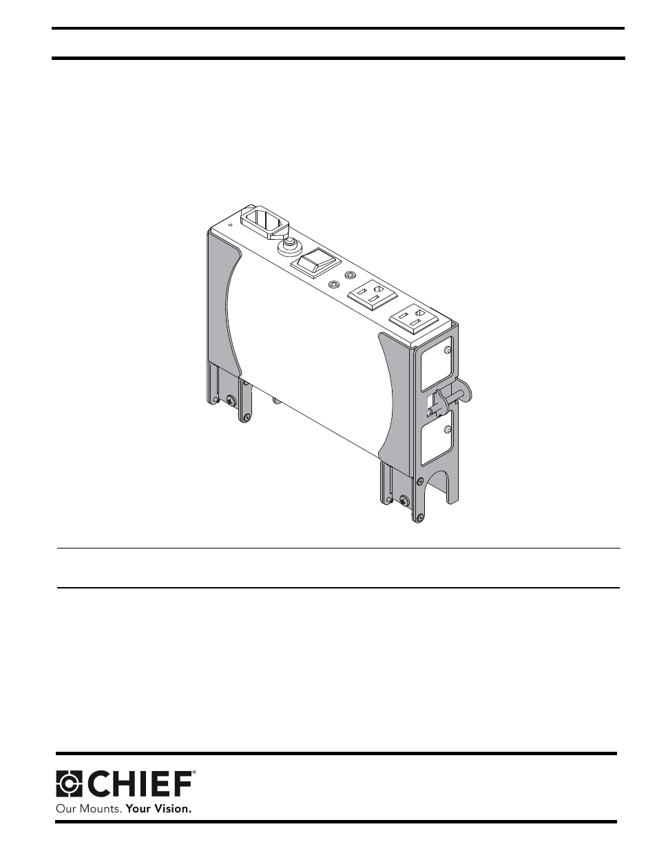 CHIEF FCA102 User Manual | 8 pages
