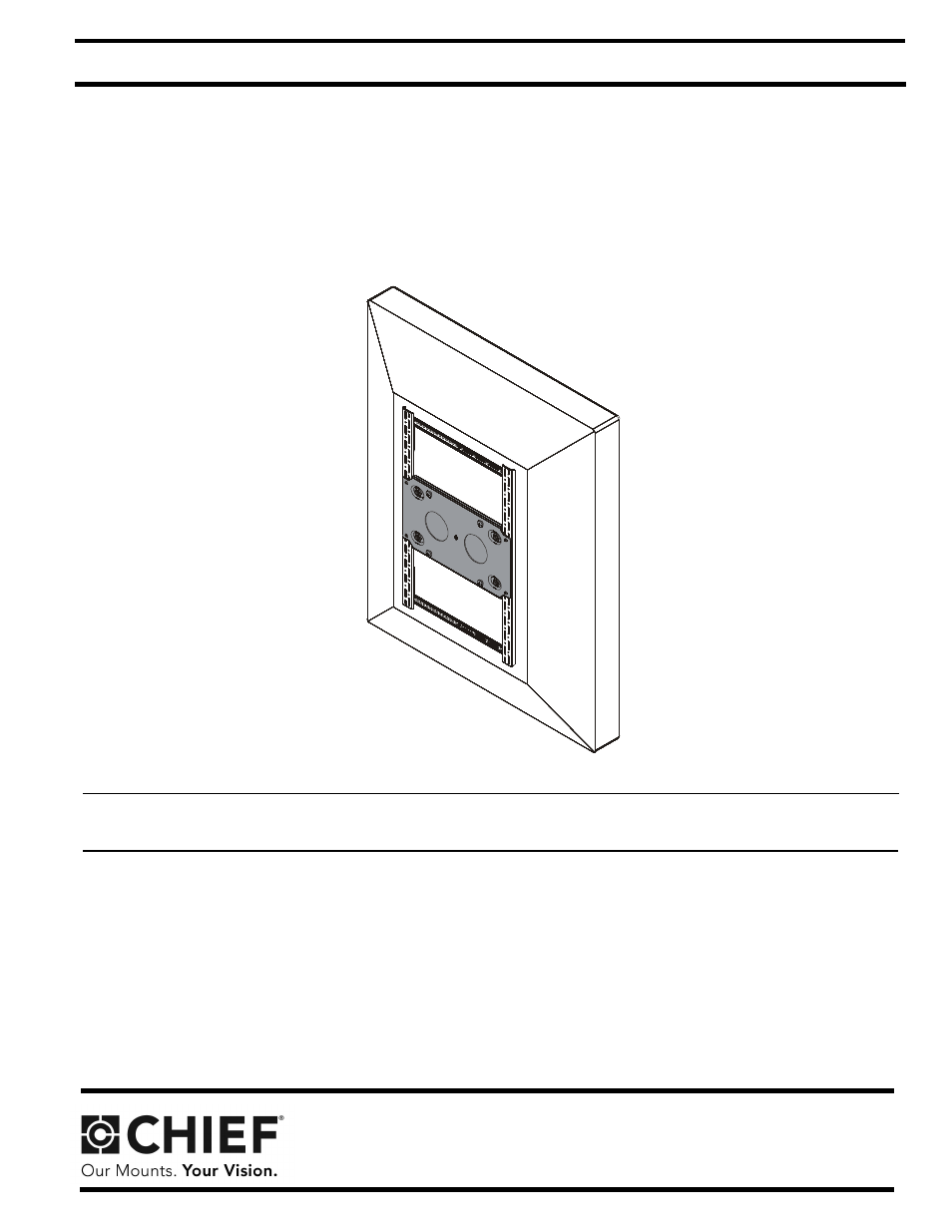 CHIEF TA410 User Manual | 8 pages