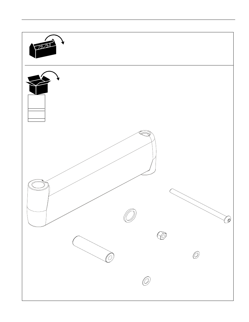 Tools required for installation and parts | CHIEF MAC1003 User Manual | Page 3 / 8