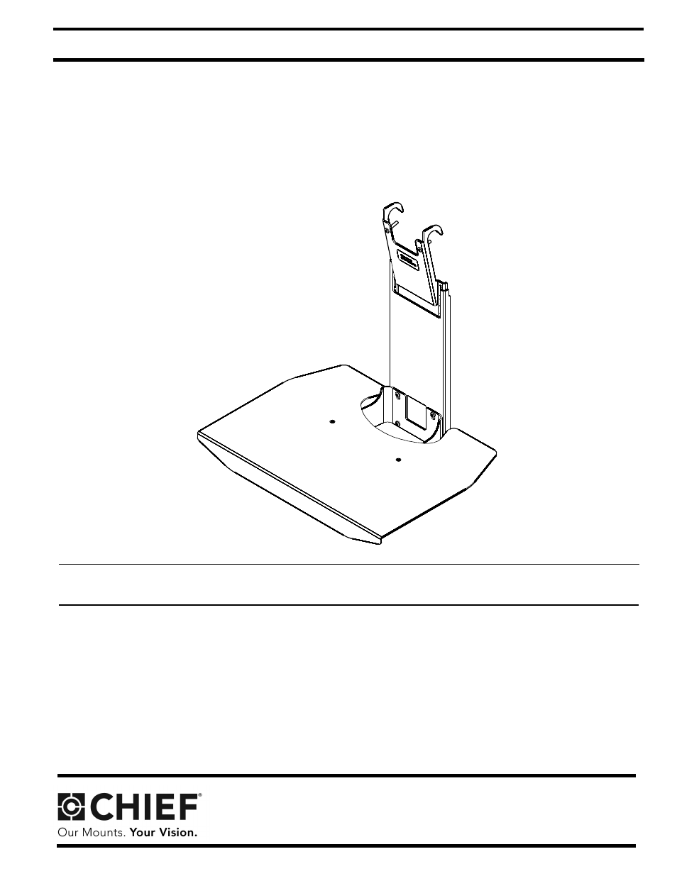 CHIEF FCS100 User Manual | 8 pages