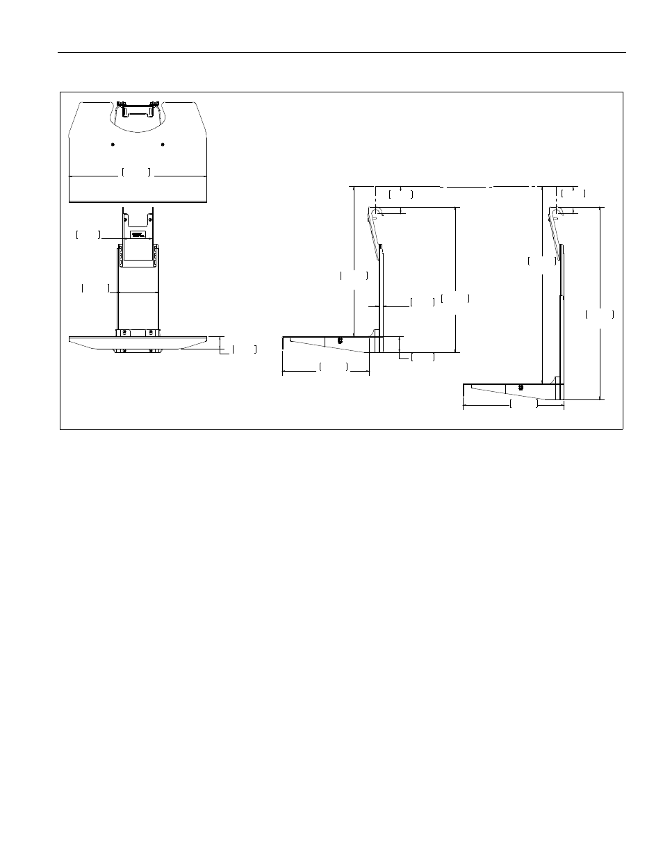 Dimensions, Installation instructions fcs100 3 | CHIEF FCS100 User Manual | Page 3 / 8