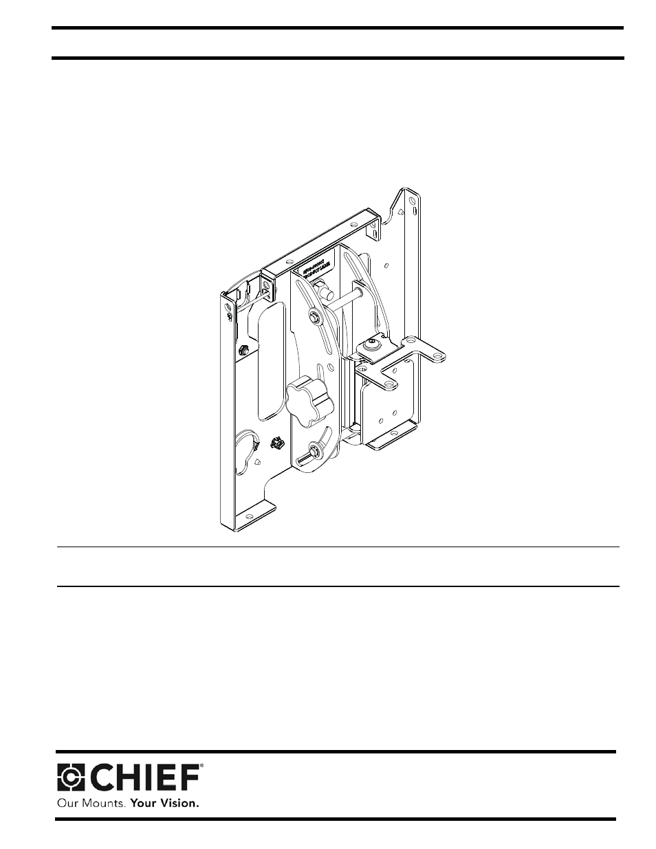 CHIEF MAC790 User Manual | 8 pages