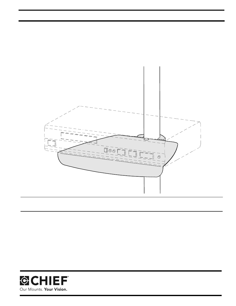 CHIEF PAC101-102-103 User Manual | 8 pages