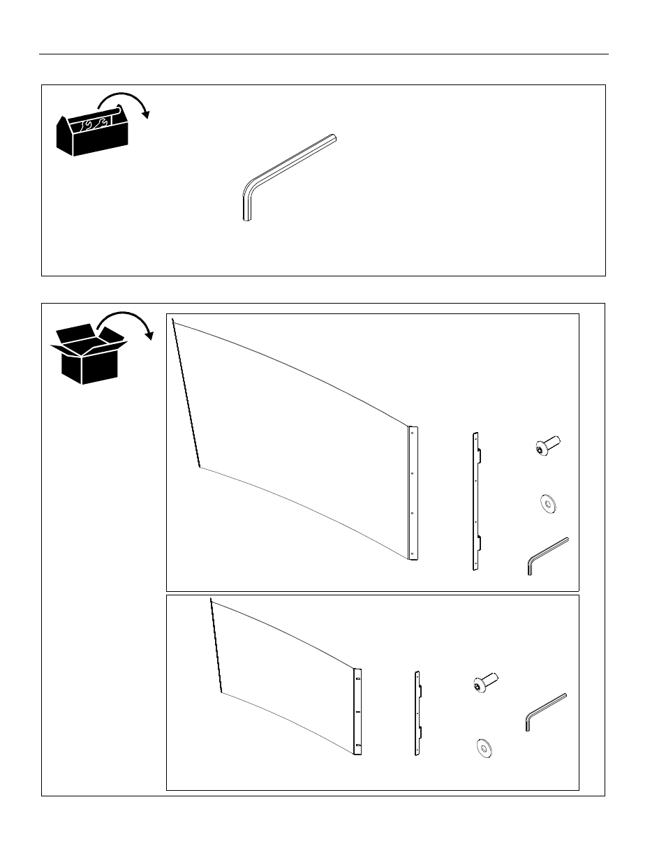 Tools required for installation parts, Pac230, Mac230 | CHIEF MAC230 User Manual | Page 4 / 8