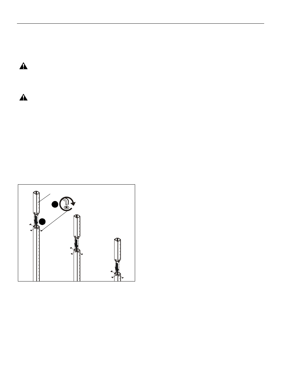 Assembly and installation | CHIEF FCABX18_36 User Manual | Page 6 / 8