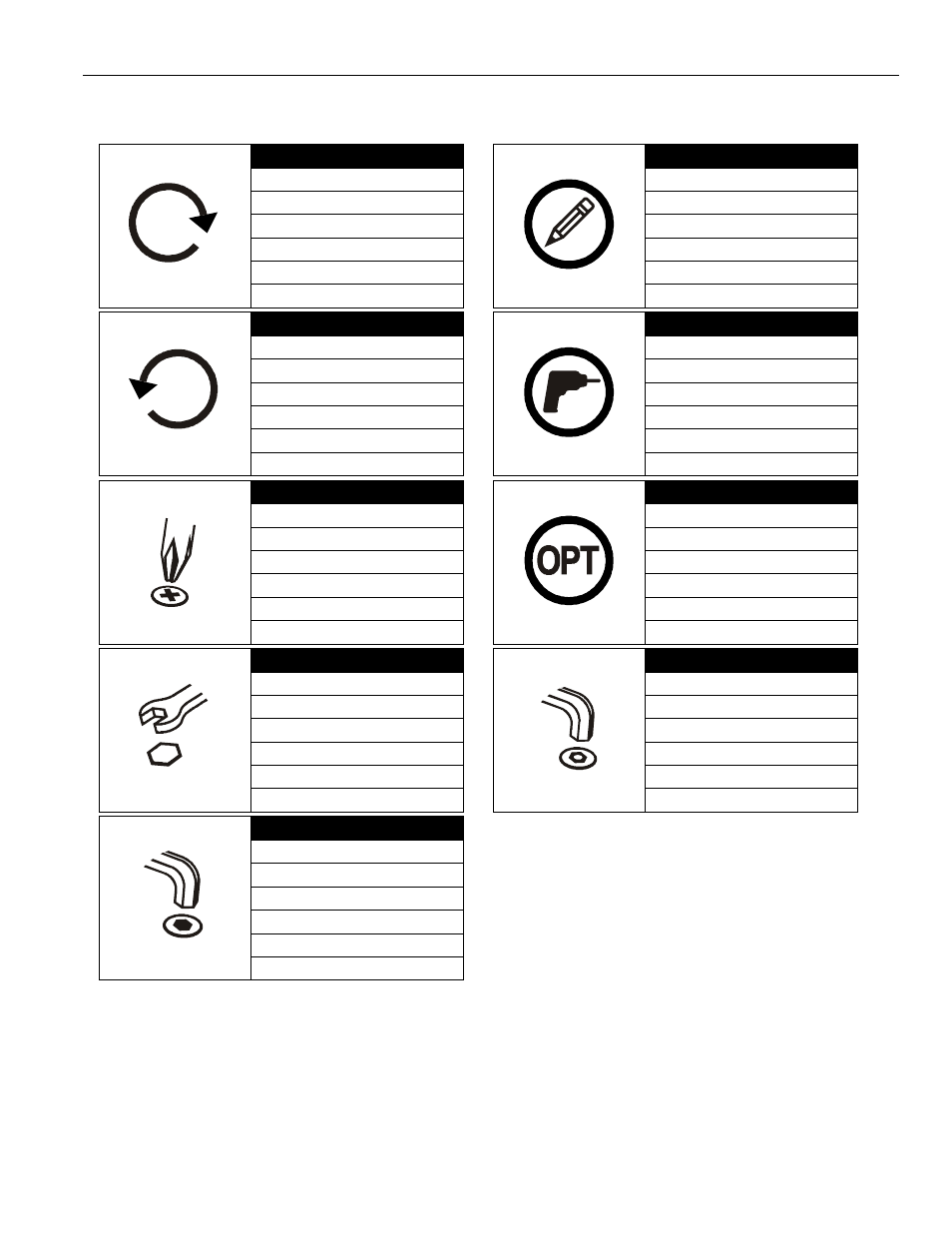 Legend | CHIEF PAC252 User Manual | Page 3 / 8