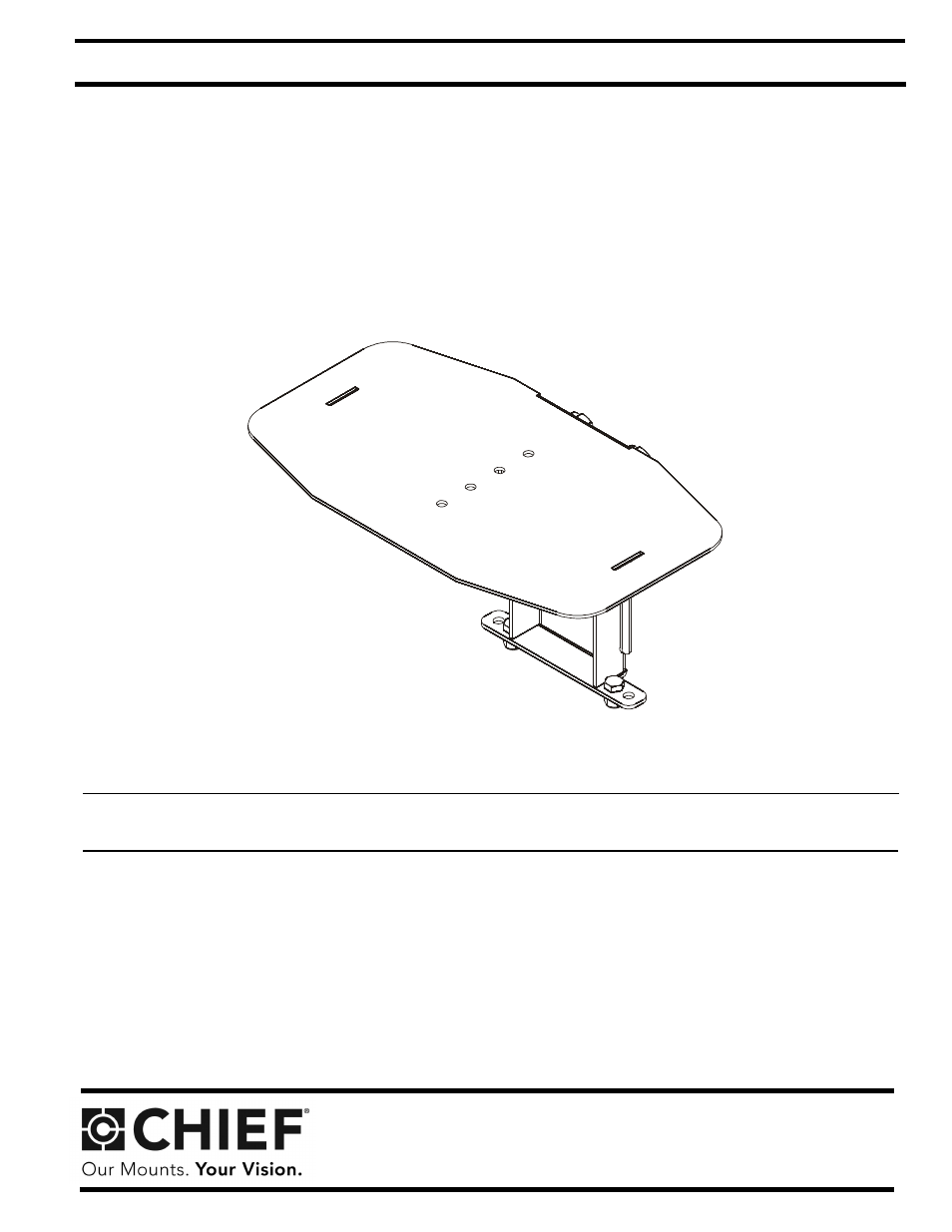 CHIEF PAC150 User Manual | 8 pages
