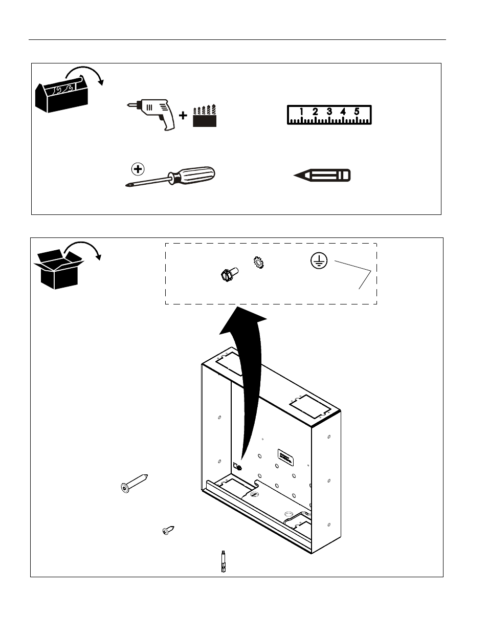 Tools required for installation parts | CHIEF MAC501 User Manual | Page 4 / 8