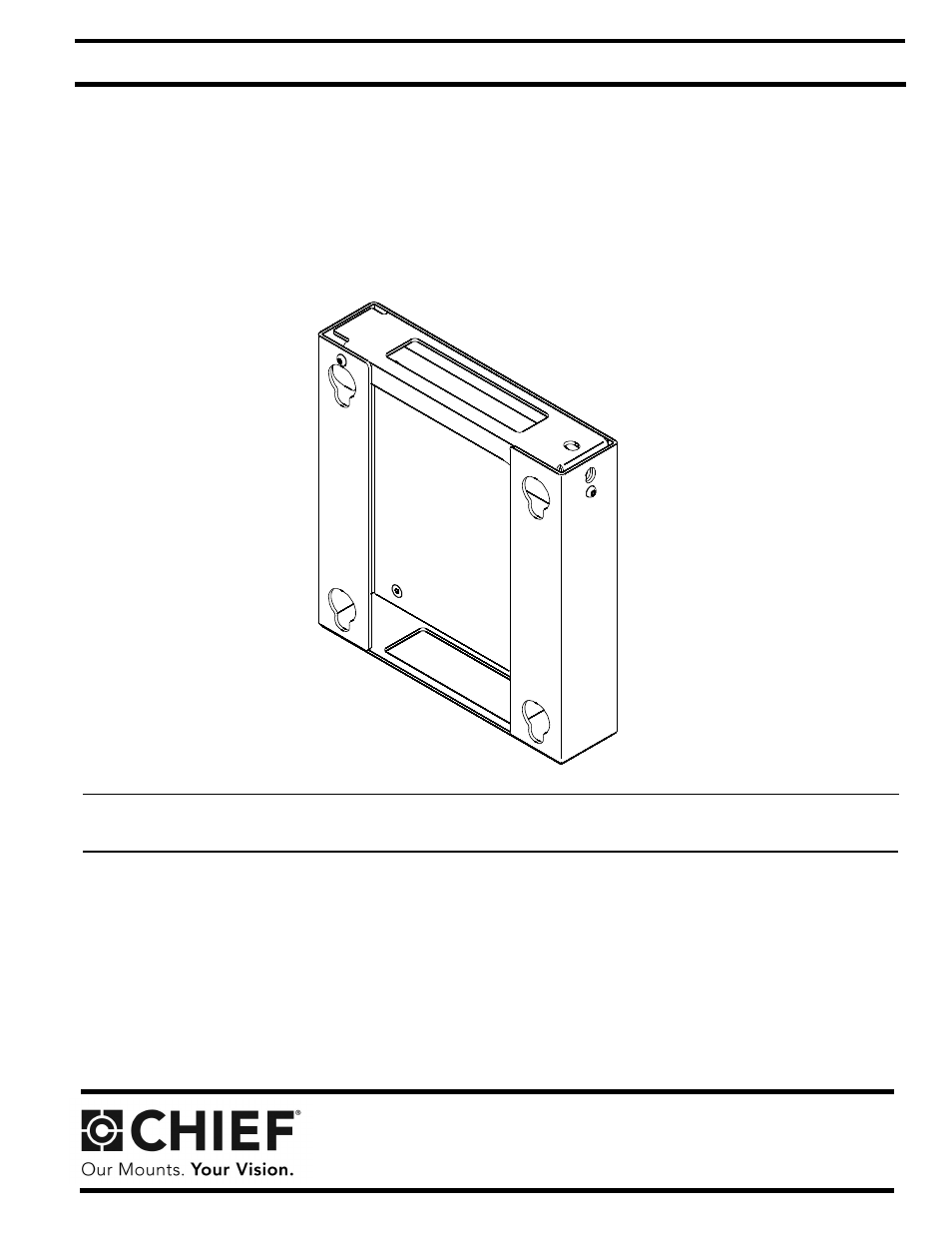 CHIEF MAC252 User Manual | 8 pages