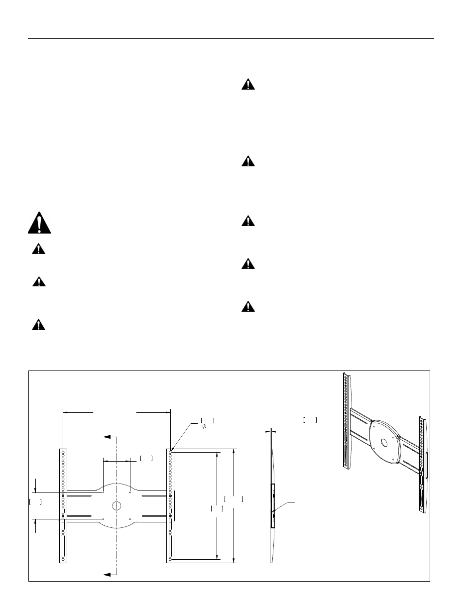Disclaimer, Important safety instructions, Save these instructions-- dimensions | CHIEF JSBU User Manual | Page 2 / 8
