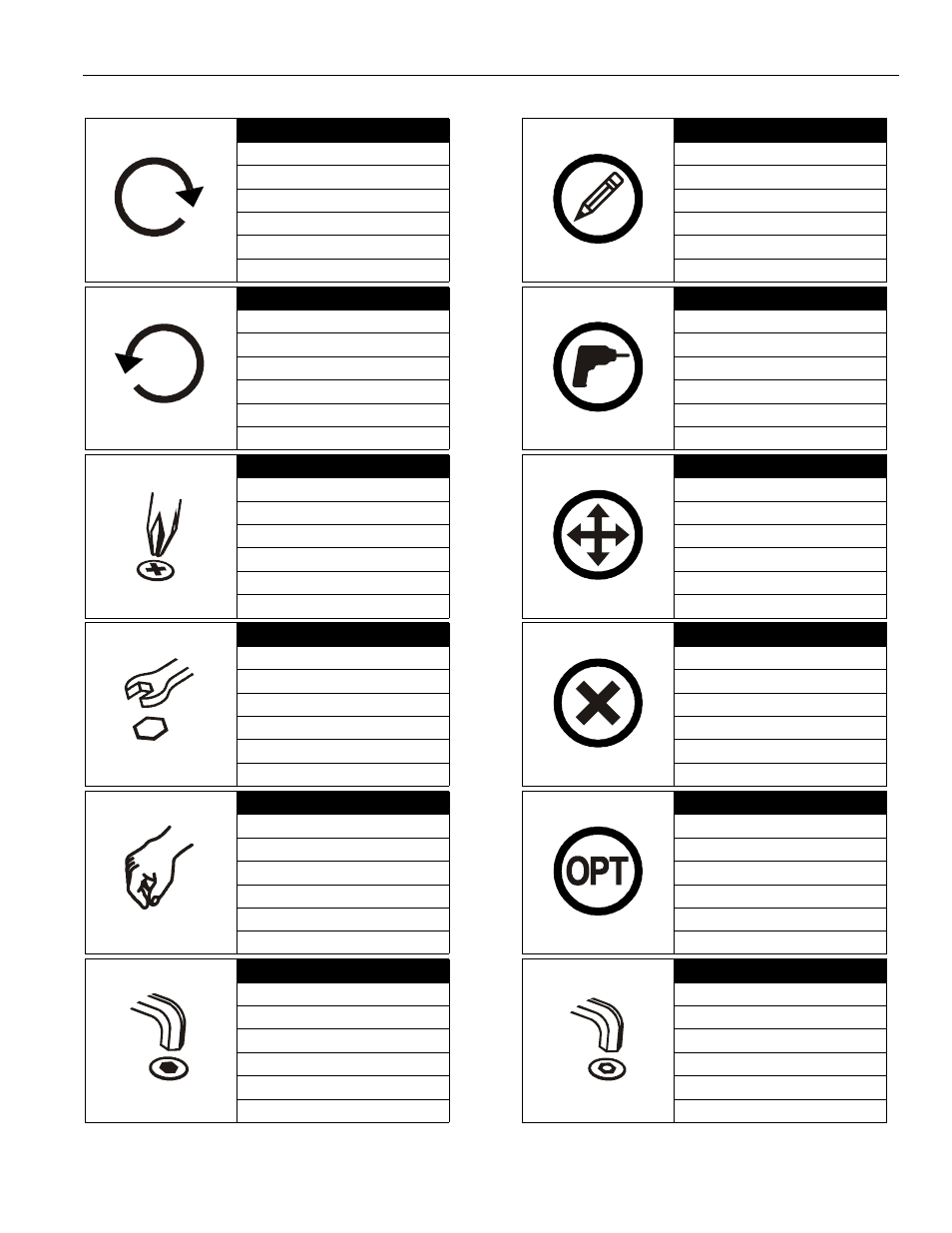 Legend | CHIEF JSBU User Manual | Page 3 / 8