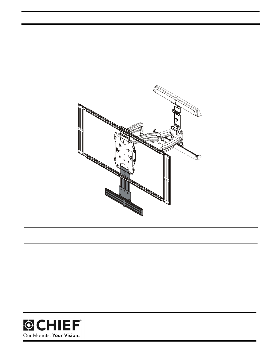 CHIEF TA350 User Manual | 8 pages