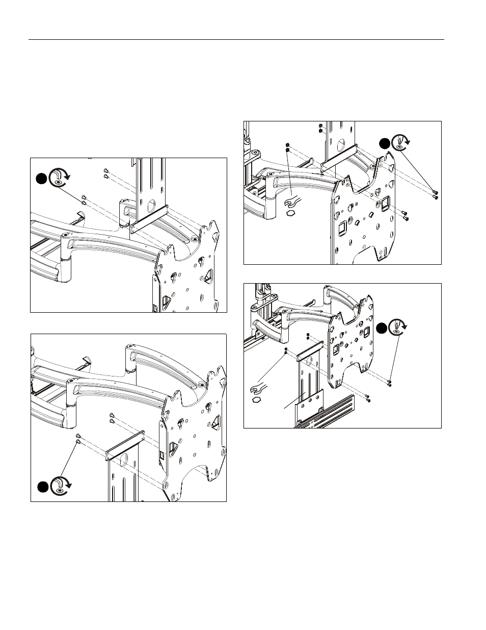 Ts3xx or icf30 installation | CHIEF TA350 User Manual | Page 6 / 8