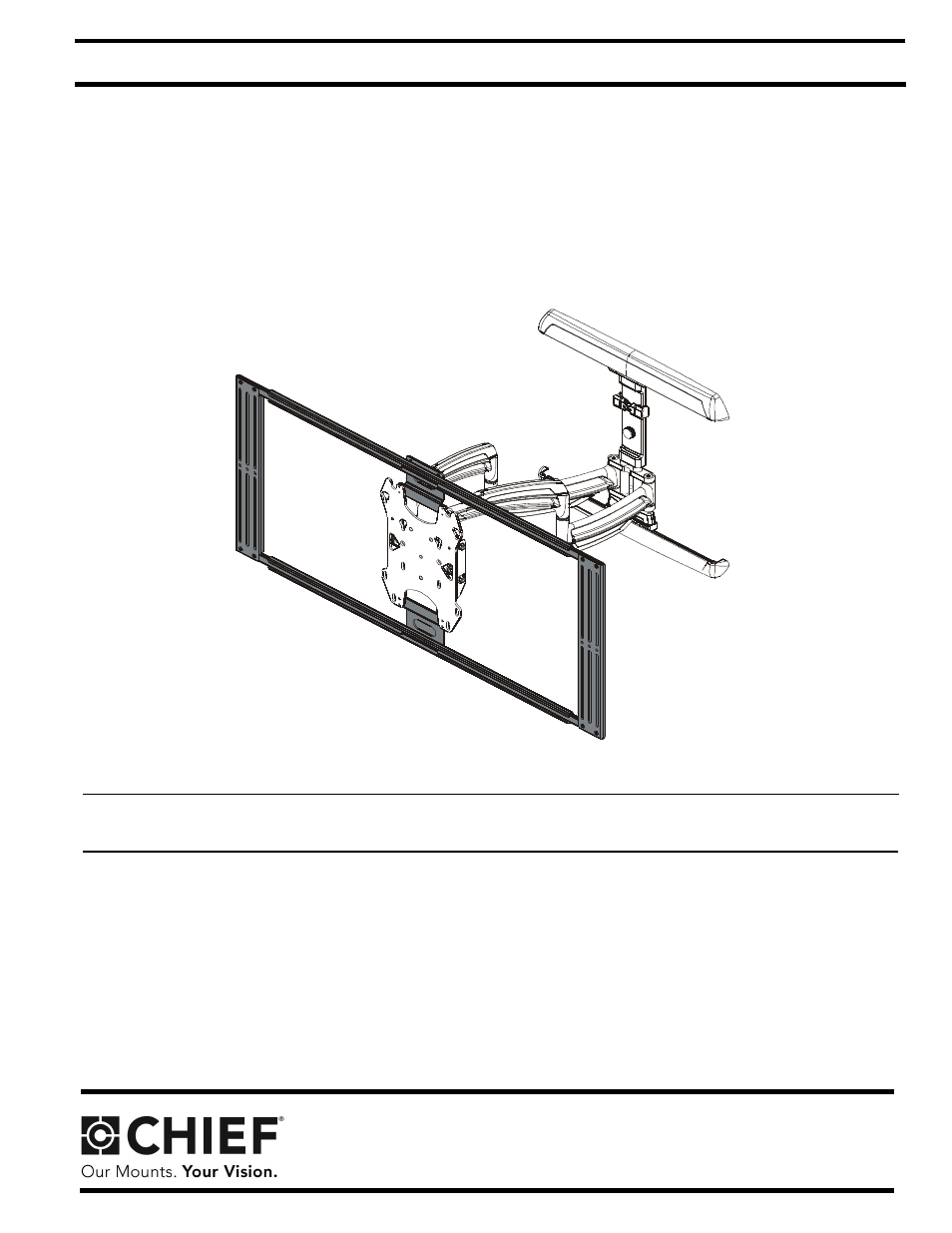 CHIEF TA300 User Manual | 8 pages