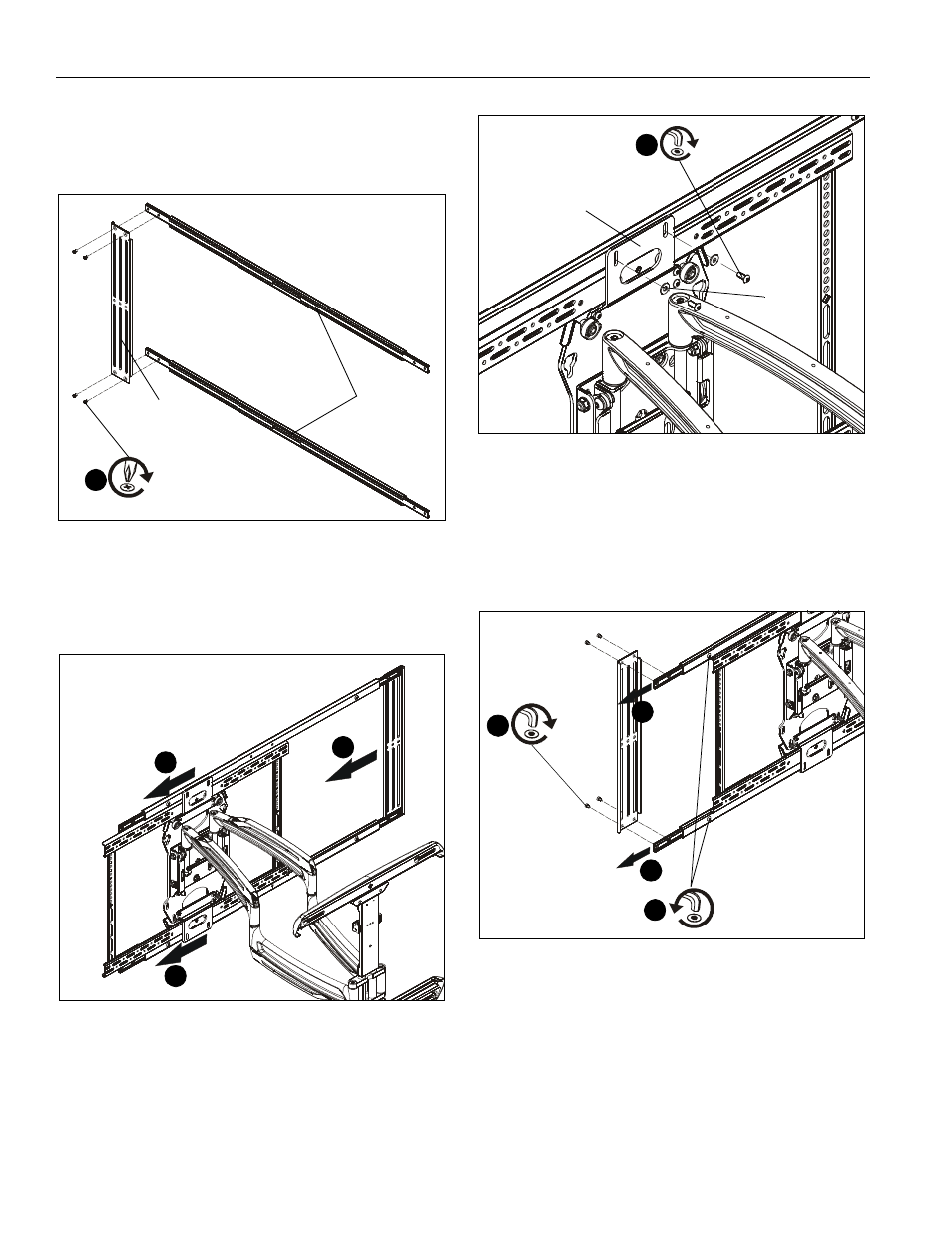 Speaker bracket installation | CHIEF TA300 User Manual | Page 6 / 8