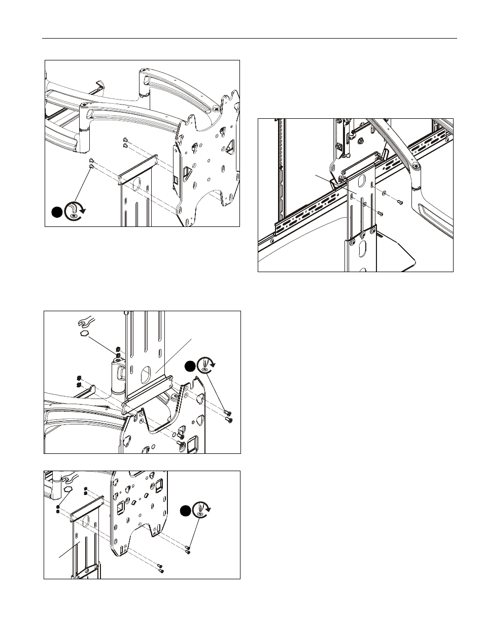 Ts3xx or icf30 installation | CHIEF TA250 User Manual | Page 7 / 12