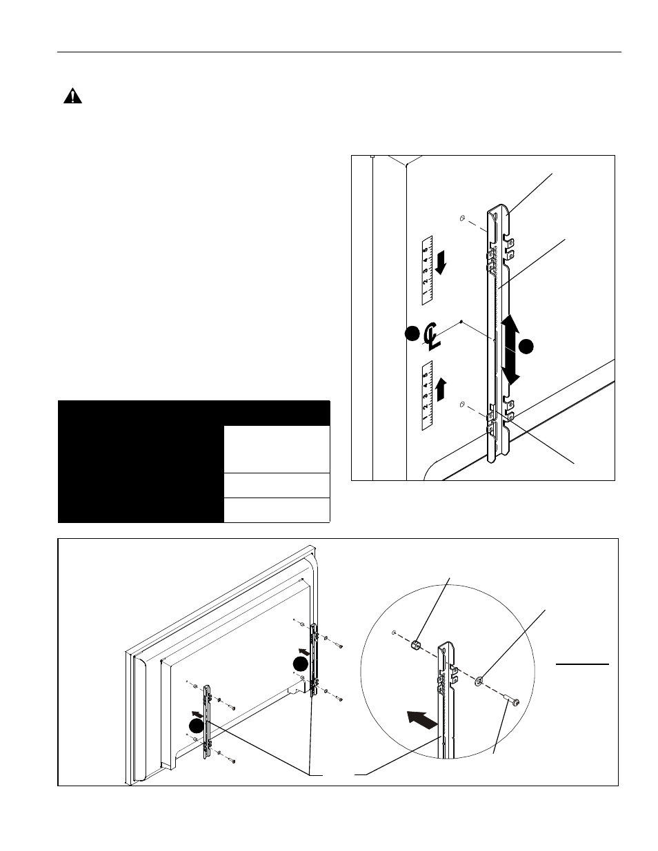 Installation | CHIEF PSBU User Manual | Page 5 / 8