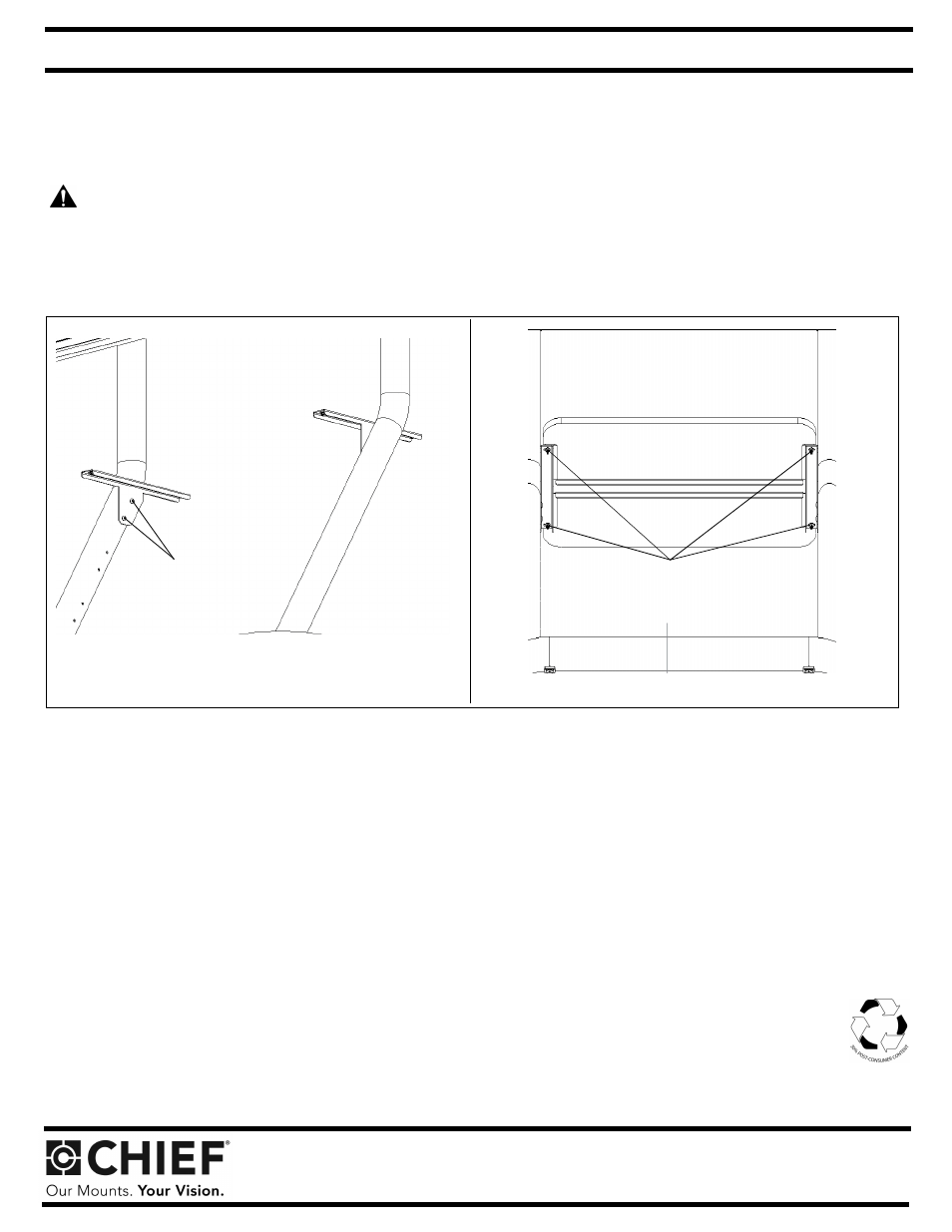 CHIEF PAS100 User Manual | 1 page