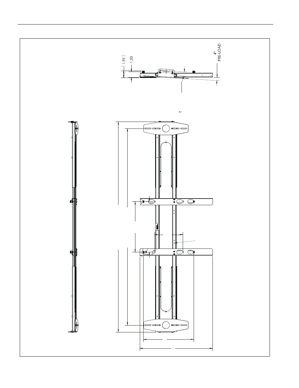 Paclr2 installation instructions 4 dimensions, Figure 1 | CHIEF PACLR2 User Manual | Page 4 / 12