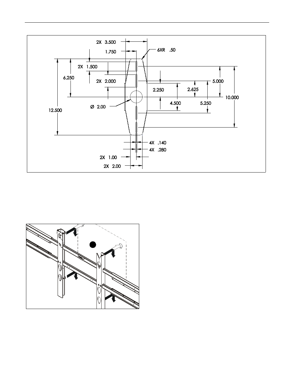 CHIEF PACLR2 User Manual | Page 7 / 12