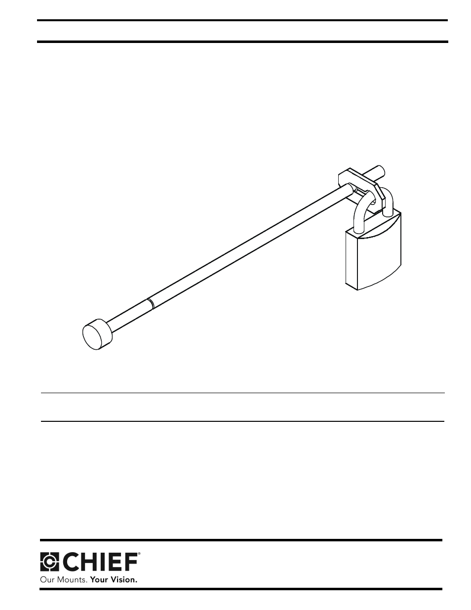 CHIEF PACLK1 User Manual | 4 pages